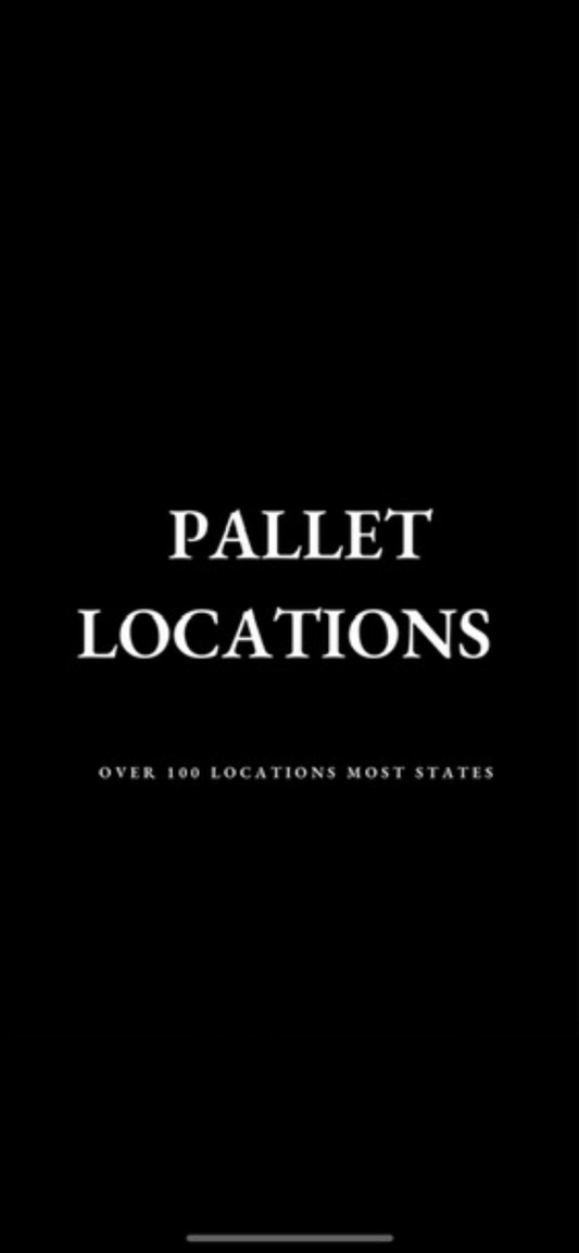 Pallet location list